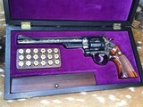Factory “A” engraved Smith & Wesson 29-2, 8 3/8 inch, Cased, Jinks Letter - 7 of 25