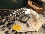 1964 Mfg. Colt Detective Special, Nickel, W/ Mother of Pearl Grips, Boxed. Gorgeous - 1 of 19