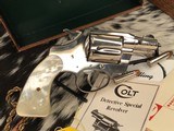 1964 Mfg. Colt Detective Special, Nickel, W/ Mother of Pearl Grips, Boxed. Gorgeous - 18 of 19