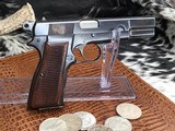 1956 Belgium Browning High Power, 9mm, Thumb Print, Ring Hammer - 12 of 17