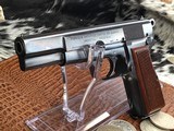 1956 Belgium Browning High Power, 9mm, Thumb Print, Ring Hammer - 2 of 17