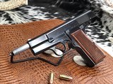 1956 Belgium Browning High Power, 9mm, Thumb Print, Ring Hammer - 15 of 17