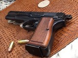 1956 Belgium Browning High Power, 9mm, Thumb Print, Ring Hammer - 8 of 17