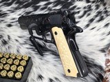 1947 Colt 1911, Hand Engraved, Ivory Grips, Cased, Gorgeous, Colt Factory Letter - 23 of 24