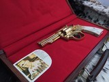 1955 Smith & Wesson Pre-18 , .22 Combat Masterpiece, Factory Engraved, Gold W/Mother of Pearl - 20 of 25