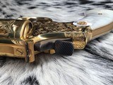 1955 Smith & Wesson Pre-18 , .22 Combat Masterpiece, Factory Engraved, Gold W/Mother of Pearl - 2 of 25
