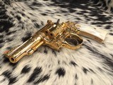 1955 Smith & Wesson Pre-18 , .22 Combat Masterpiece, Factory Engraved, Gold W/Mother of Pearl - 21 of 25