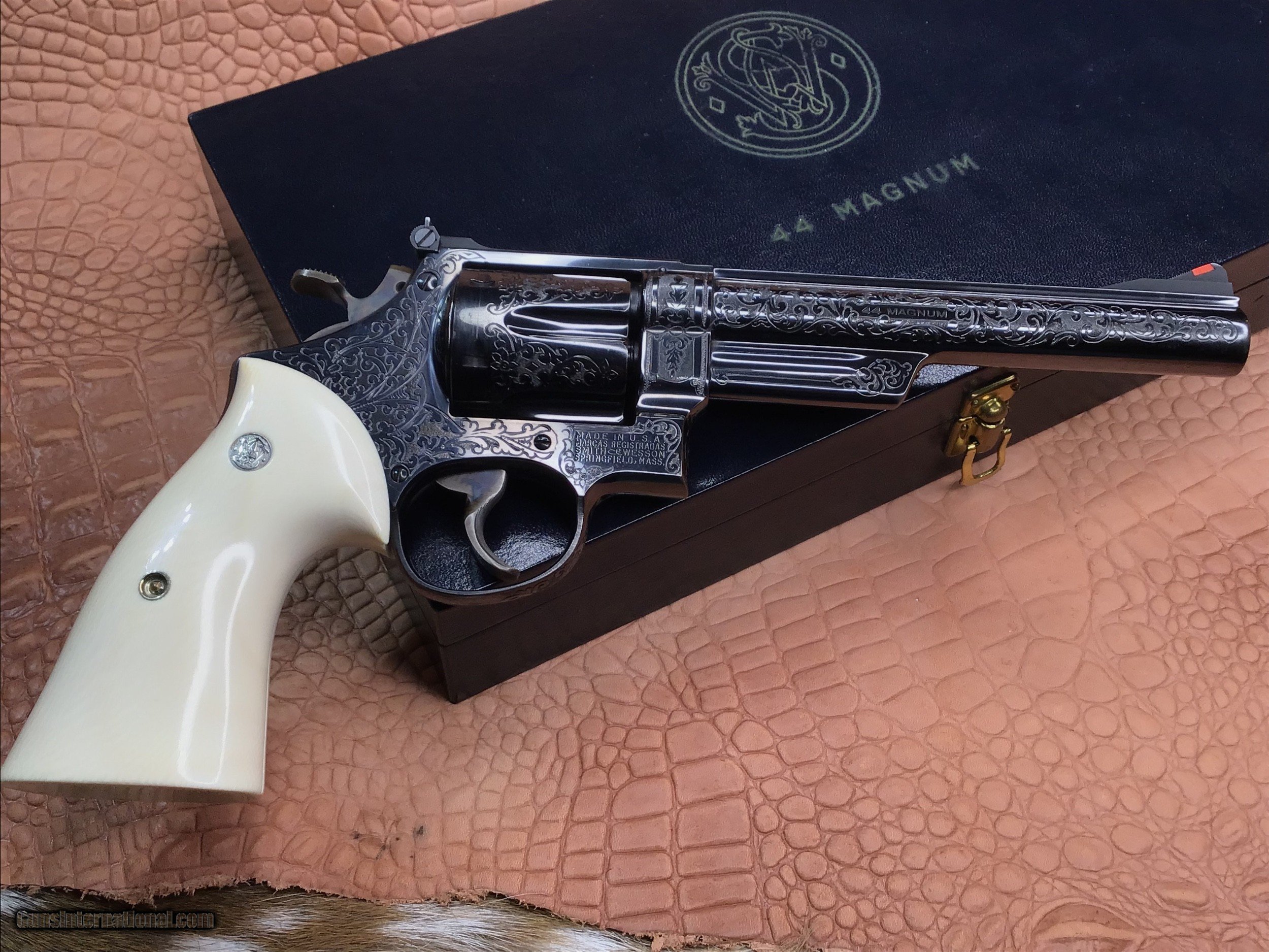 1957 Smith & Wesson Pre-29, .44 Magnum, Factory A Engraved