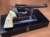 1957 Smith & Wesson Pre-29, .44 Magnum, Factory A Engraved, W/ Letter, Factory Presentation Case, Ivory Grips - 6 of 23