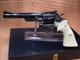 1957 Smith & Wesson Pre-29, .44 Magnum, Factory A Engraved, W/ Letter, Factory Presentation Case, Ivory Grips - 3 of 23