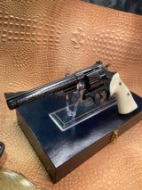 1957 Smith & Wesson Pre-29, .44 Magnum, Factory A Engraved, W/ Letter, Factory Presentation Case, Ivory Grips - 10 of 23