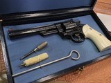 1957 Smith & Wesson Pre-29, .44 Magnum, Factory A Engraved, W/ Letter, Factory Presentation Case, Ivory Grips - 5 of 23
