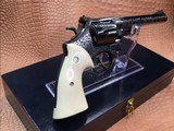 1957 Smith & Wesson Pre-29, .44 Magnum, Factory A Engraved, W/ Letter, Factory Presentation Case, Ivory Grips - 13 of 23