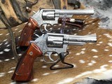 Set of Factory A Engraved Smith & Wesson model 66-1 Revolvers , Factory Letters, Cased - 1 of 25