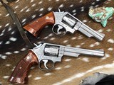 Set of Factory A Engraved Smith & Wesson model 66-1 Revolvers , Factory Letters, Cased - 19 of 25