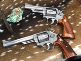 Set of Factory A Engraved Smith & Wesson model 66-1 Revolvers , Factory Letters, Cased - 5 of 25