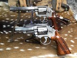 Set of Factory A Engraved Smith & Wesson model 66-1 Revolvers , Factory Letters, Cased - 20 of 25