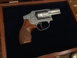 Factory Engraved and Cased Smith & Wesson 640, .357 Magnum, J Frame, Trades Welcome! - 15 of 17