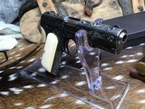 1903 Colt Hammerless .32 acp. Hand Engraved, Ivory Grips, boxed, 1919 Mfg. - 11 of 23