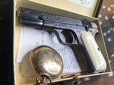 1903 Colt Hammerless .32 acp. Hand Engraved, Ivory Grips, boxed, 1919 Mfg. - 1 of 23
