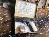 1903 Colt Hammerless .32 acp. Hand Engraved, Ivory Grips, boxed, 1919 Mfg. - 19 of 23