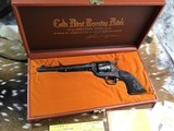 Colt Custom Shop Factory “D” Engraved Single Action Army Revolver, Cased W/Letter, .45 Colt, 1978 Mfg. - 1 of 25