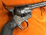 Colt Custom Shop Factory “D” Engraved Single Action Army Revolver, Cased W/Letter, .45 Colt, 1978 Mfg. - 11 of 25