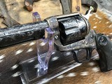Colt Custom Shop Factory “D” Engraved Single Action Army Revolver, Cased W/Letter, .45 Colt, 1978 Mfg. - 4 of 25