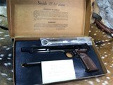 Sold on Layaway…1960 Mfg. Smith & Wesson Model 41, 7.4 Inch W/ Compensator, .22 Short, Boxed W/ Factory Letter - 6 of 25
