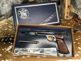 Sold on Layaway…1960 Mfg. Smith & Wesson Model 41, 7.4 Inch W/ Compensator, .22 Short, Boxed W/ Factory Letter - 24 of 25