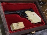 1949 Colt Woodsman Sport, Hand Engraved, Ivory Target Grips - 10 of 22