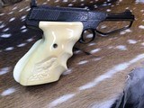 1949 Colt Woodsman Sport, Hand Engraved, Ivory Target Grips - 14 of 22
