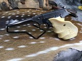 1949 Colt Woodsman Sport, Hand Engraved, Ivory Target Grips - 3 of 22