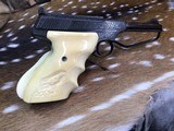 1949 Colt Woodsman Sport, Hand Engraved, Ivory Target Grips - 2 of 22