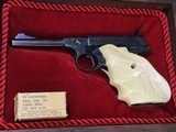 1949 Colt Woodsman Sport, Hand Engraved, Ivory Target Grips - 1 of 22