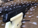 1949 Colt Woodsman Sport, Hand Engraved, Ivory Target Grips - 5 of 22