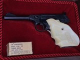 1949 Colt Woodsman Sport, Hand Engraved, Ivory Target Grips - 17 of 22