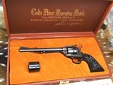 1975 Mfg Colt New Frontier Buntline, .22 LR. & .22 Mag Cyl. Cased - 1 of 19