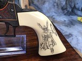 Ruger NM BlackHawk .357 Maximum, 10.5 inch, Stunning Master Engraved W/Gold Inlay, Ivory, Cased, Trades Welcome! - 5 of 25