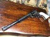 Ruger NM BlackHawk .357 Maximum, 10.5 inch, Stunning Master Engraved W/Gold Inlay, Ivory, Cased, Trades Welcome! - 9 of 25