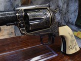 Ruger NM BlackHawk .357 Maximum, 10.5 inch, Stunning Master Engraved W/Gold Inlay, Ivory, Cased, Trades Welcome! - 25 of 25