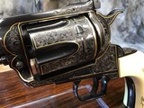 Ruger NM BlackHawk .357 Maximum, 10.5 inch, Stunning Master Engraved W/Gold Inlay, Ivory, Cased, Trades Welcome! - 2 of 25