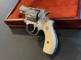 Engraved Smith & Wesson model 60 no-dash, Ivory, Cased W/Engravers Letter - 4 of 17