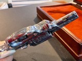Engraved Smith & Wesson model 60 no-dash, Ivory, Cased W/Engravers Letter - 3 of 17