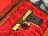 1927 Mfg. Walther model 9 Vest Pocket, Factory Engraved, Gold plated, .25acp. Cased, Trades Welcome! - 8 of 16