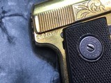 1927 Mfg. Walther model 9 Vest Pocket, Factory Engraved, Gold plated, .25acp. Cased, Trades Welcome! - 6 of 16