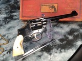 1939 Humpback Prewar Smith & Wesson K-22 Outdoorsman 1st Model, Boxed, - 1 of 22