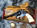 1939 Humpback Prewar Smith & Wesson K-22 Outdoorsman 1st Model, Boxed, - 14 of 22