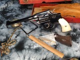 1939 Humpback Prewar Smith & Wesson K-22 Outdoorsman 1st Model, Boxed, - 5 of 22