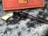 1939 Humpback Prewar Smith & Wesson K-22 Outdoorsman 1st Model, Boxed, - 13 of 22